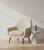 Boydton Cafe Au Lait Upholstered Chair | Architectural Fabrics