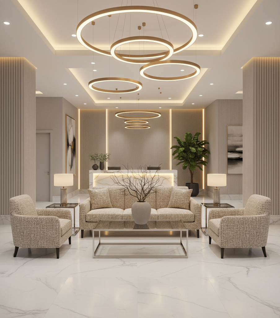 Boydton Cafe Au Lait Hotel Lobby Setting | Architectural Fabrics