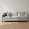 Boydton Light Grey Upholstered Sofa | Architectural Fabrics