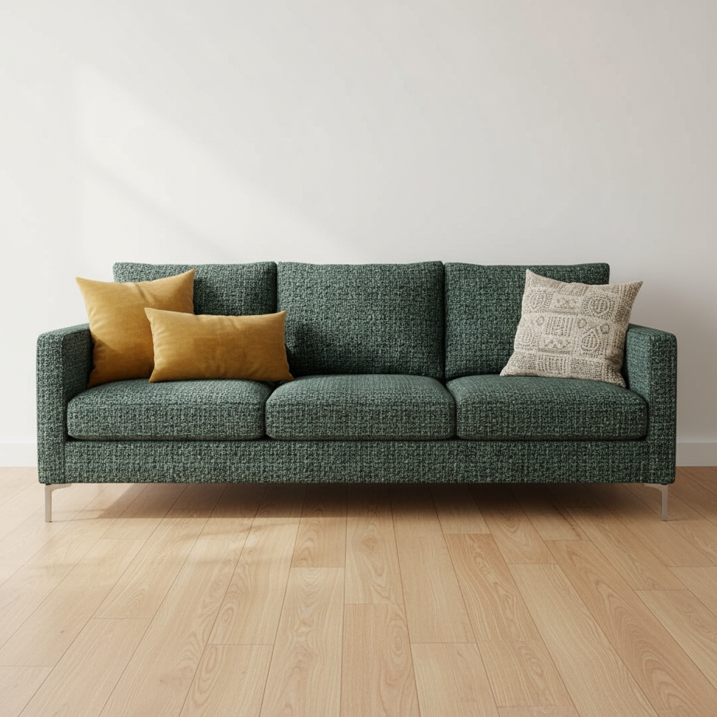 Buchanan Mermaid Tail Upholstered Sofa | Architectural Fabrics