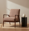 Buena Vista Terracotta Upholstered Chair | Architectural Fabrics