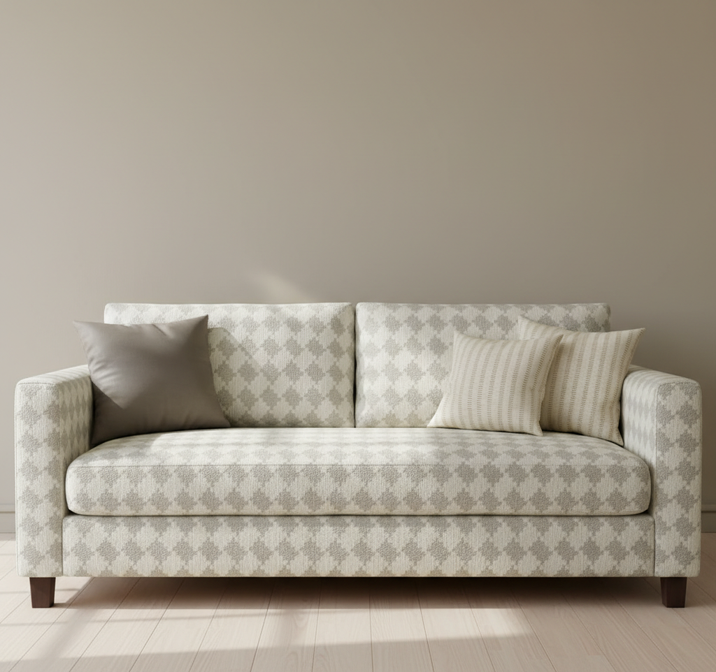 Buena Vista Frost Upholstered Sofa | Architectural Fabrics