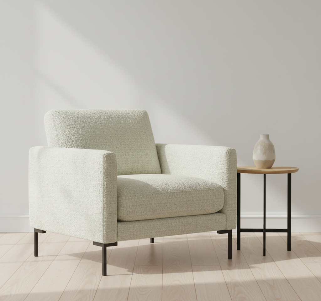 Christiansburg Cream Upholstered Chair | Architectural Fabrics