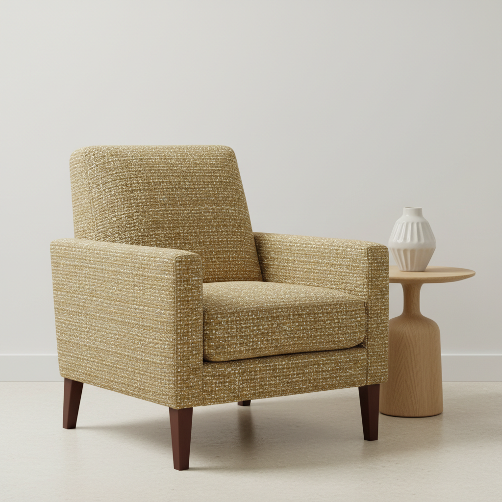 Middleburg Bronze Upholstered Chair | Architectural Fabrics