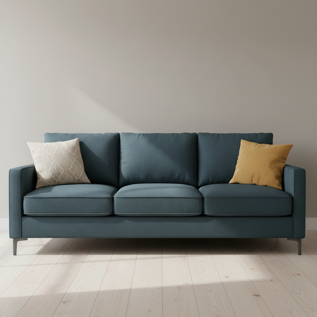 Clarksville Slate Upholstered Sofa | Architectural Fabrics