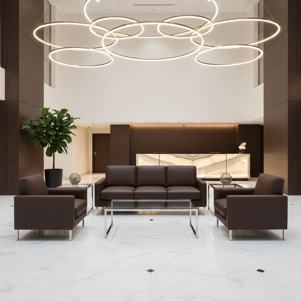 Highland Springs Cocoa Hotel Lobby Setting | Architectural Fabrics