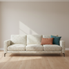 Smithfield White Off-White Upholstered Sofa | Architectural Fabrics