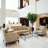 Dale City Omniscient Oak Hotel Lobby Setting | Architectural Fabrics