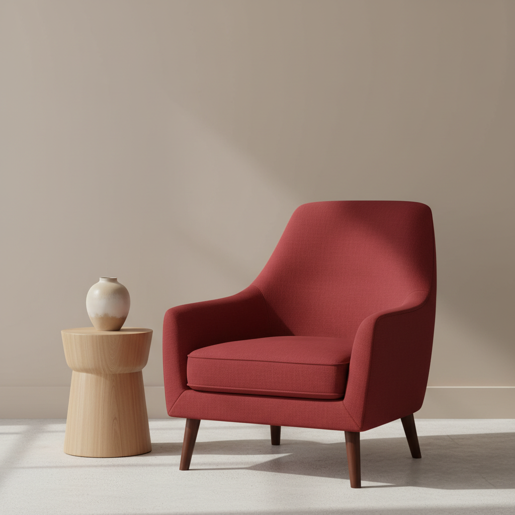 Big Stone Gap Blaze Upholstered Chair | Architectural Fabrics