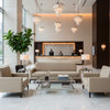 Big Stone Gap Mushroom Hotel Lobby Setting | Architectural Fabrics