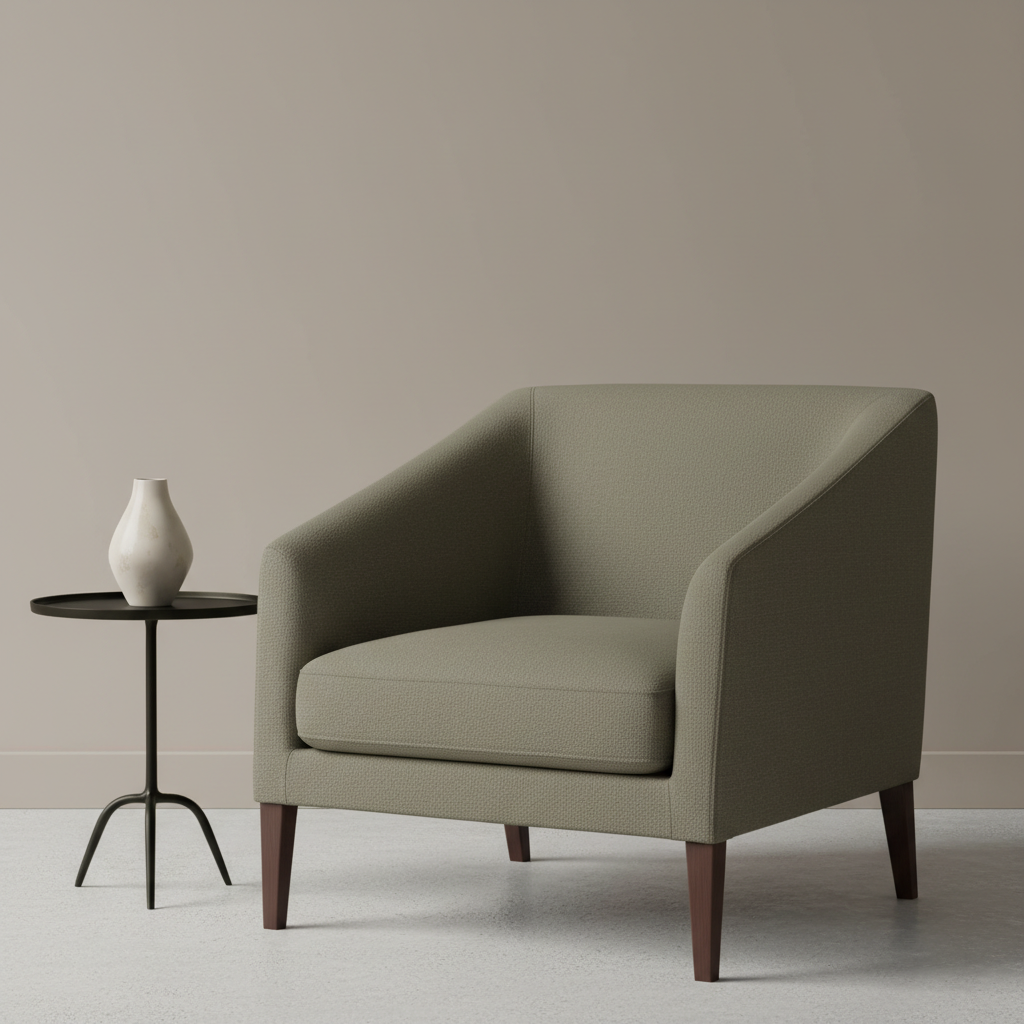Bedford Bottle Upholstered Chair | Architectural Fabrics