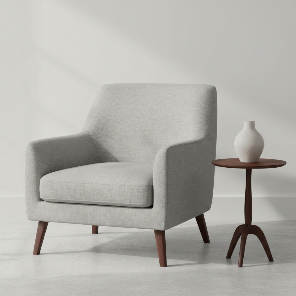 Bedford Ice Upholstered Chair | Architectural Fabrics