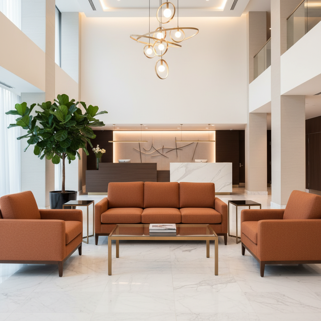 Other Leather Mandarin Room Setting