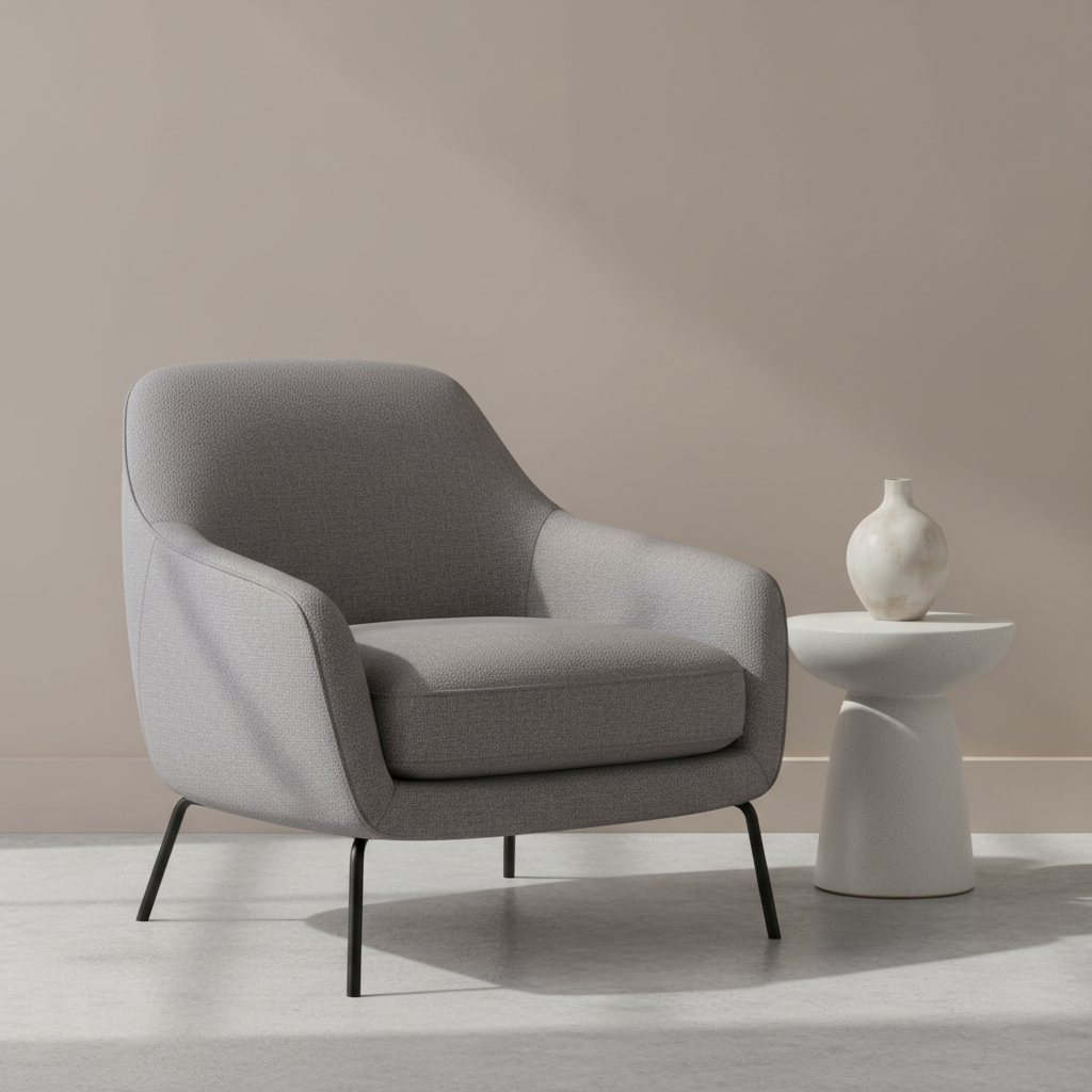 Bedford Storm Upholstered Chair | Architectural Fabrics