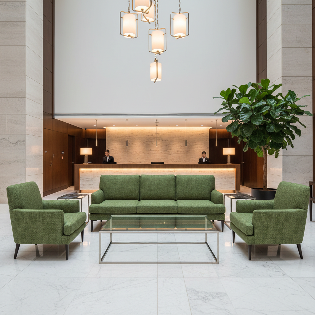 Rocky Mount Fiesta Hotel Lobby Setting | Architectural Fabrics