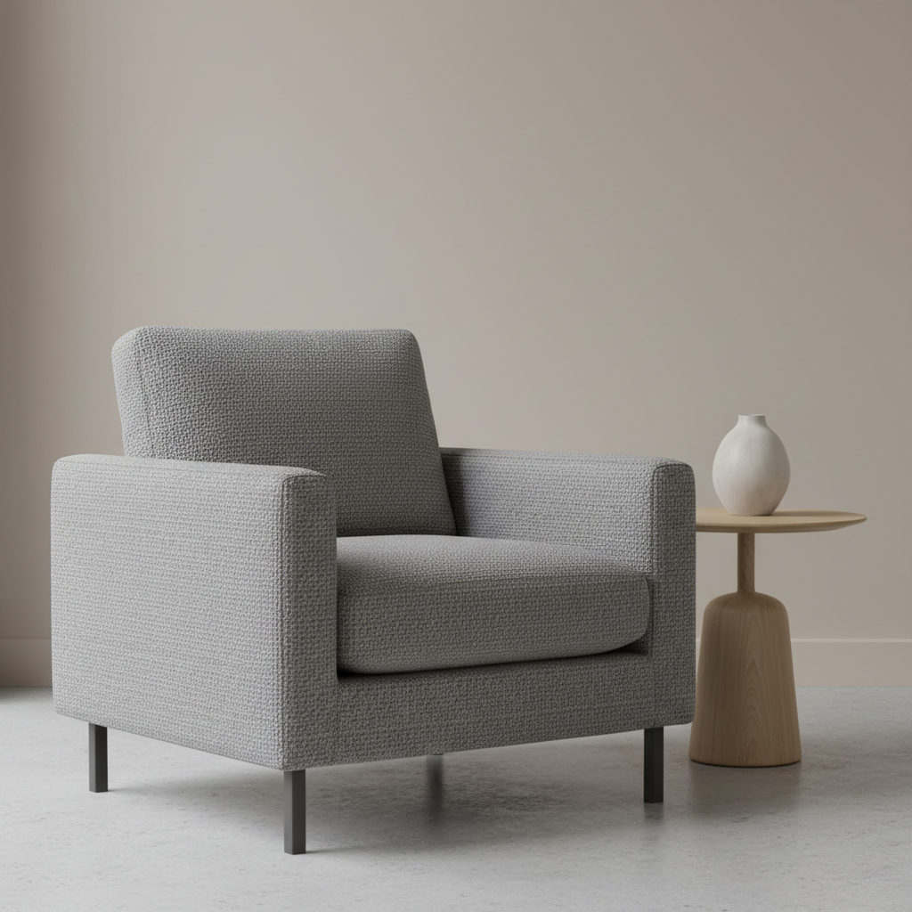 Rocky Mount Fog Upholstered Chair | Architectural Fabrics