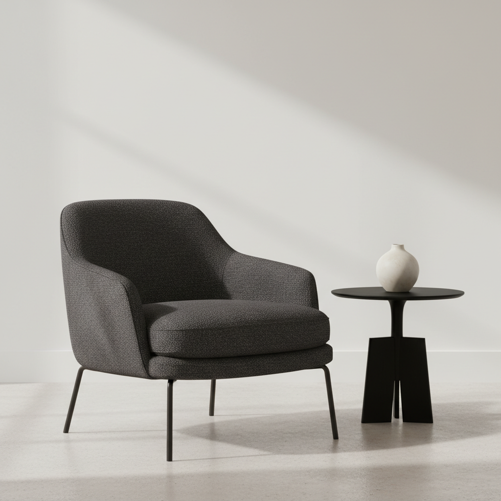 Rocky Mount Meteorite Upholstered Chair | Architectural Fabrics