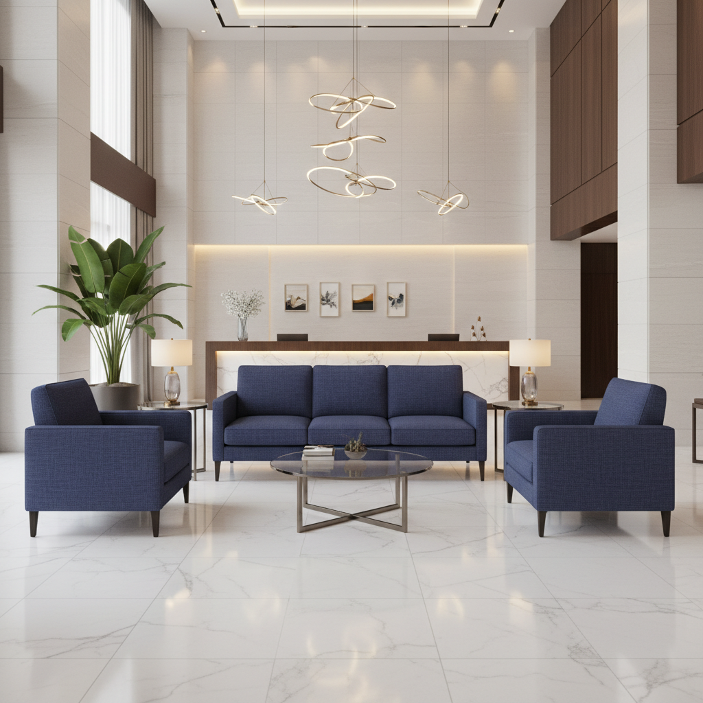 Sunshine On My Shoulder Denim Room Setting