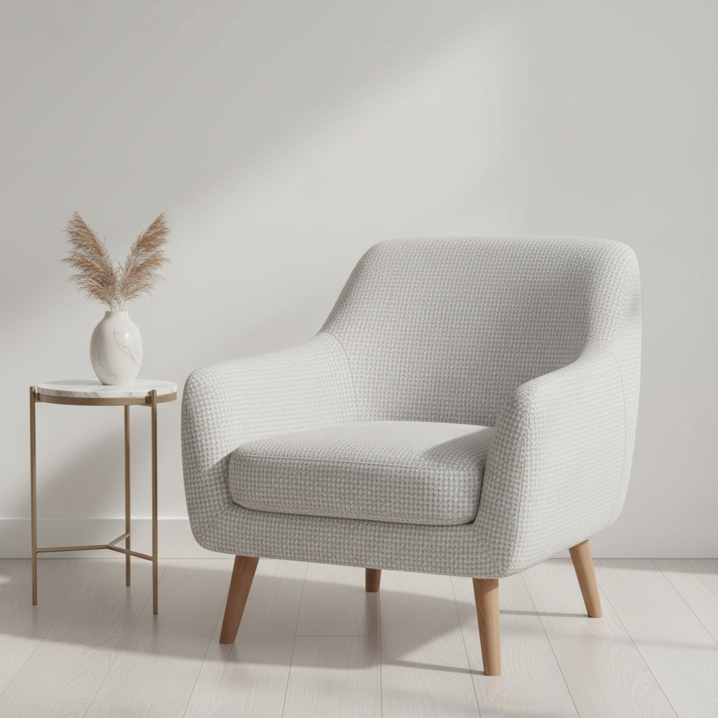 Oilville Natural Upholstered Chair | Architectural Fabrics