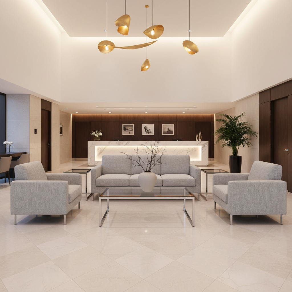 Oilville Natural Hotel Lobby Setting | Architectural Fabrics