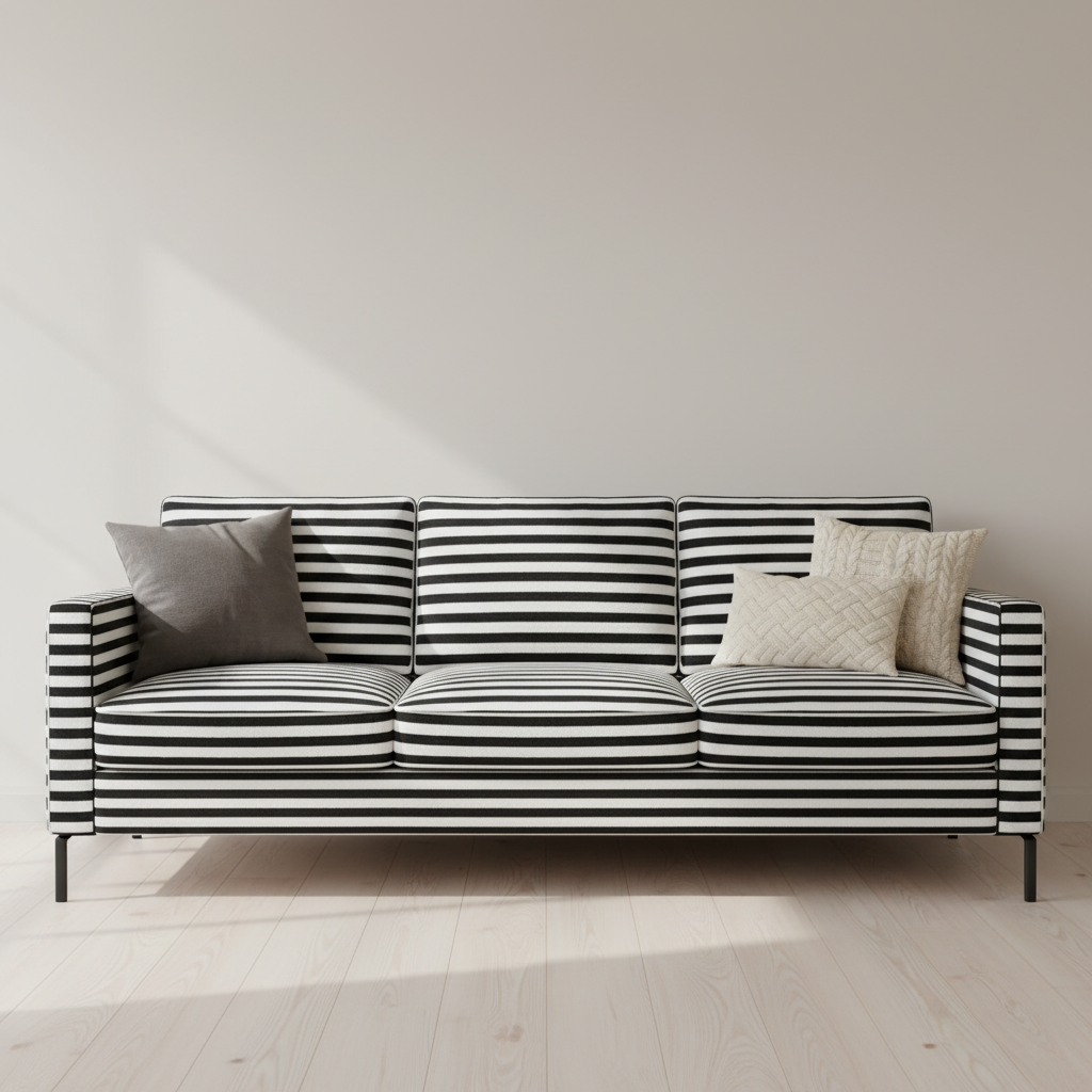 Lawrenceville Midnight Upholstered Sofa | Architectural Fabrics