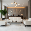 Hillsville Blanco Hotel Lobby Setting | Architectural Fabrics