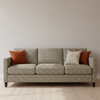Exmore Chocolate Upholstered Sofa | Architectural Fabrics