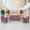 Exmore Magenta Hotel Lobby Setting | Architectural Fabrics