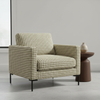 Exmore Pewter Upholstered Chair | Architectural Fabrics