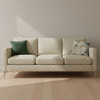 Exmore Sand Upholstered Sofa | Architectural Fabrics
