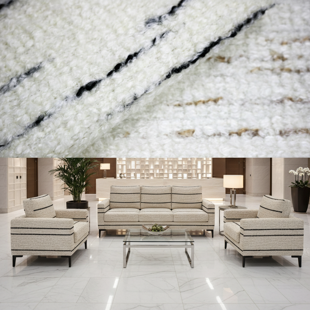 Palmyra Barley Hotel Lobby Setting | Architectural Fabrics