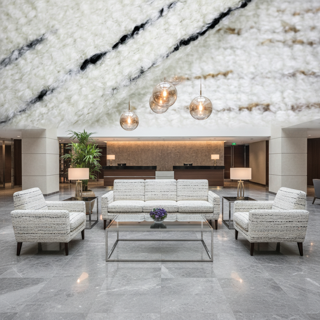 Palmyra Ivory Hotel Lobby Setting | Architectural Fabrics