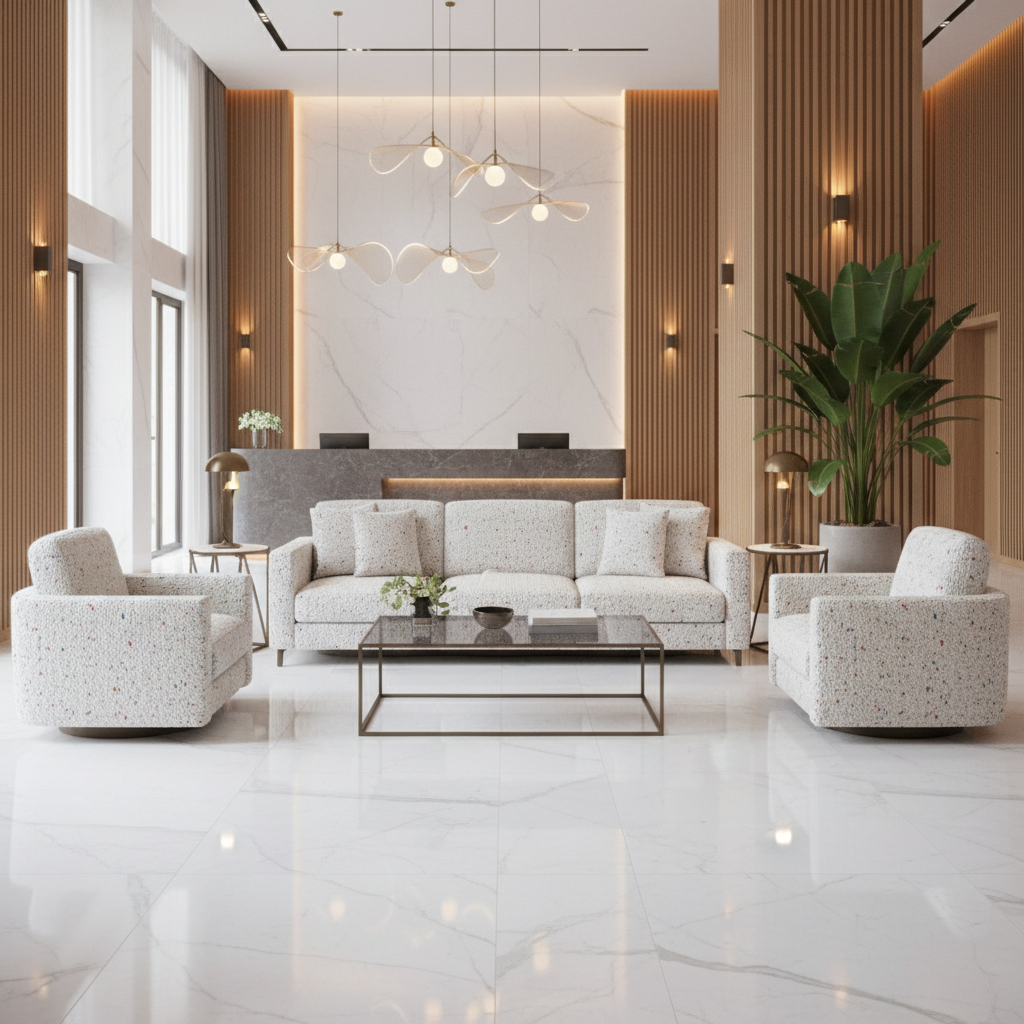 Palmyra Royal Hotel Lobby Setting | Architectural Fabrics