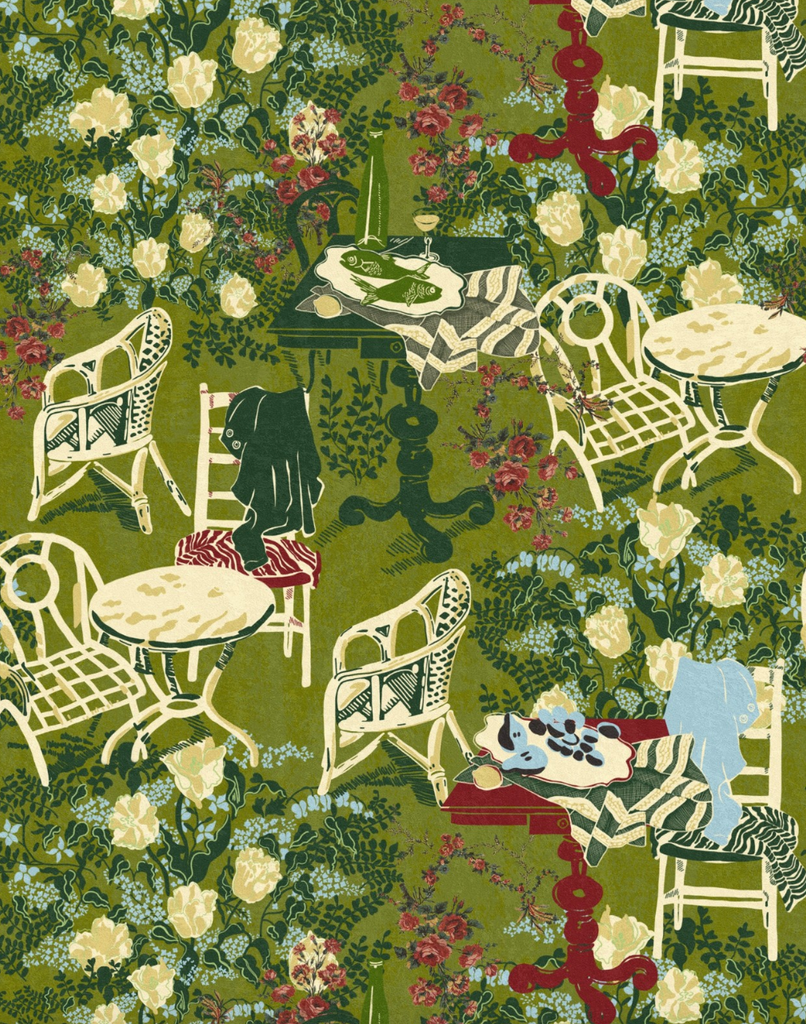 La Brasseria Fern Green Wallpaper | Mind The Gap