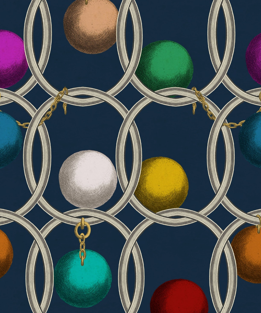 Incatenato Blue Wallpaper | Mind The Gap Blue