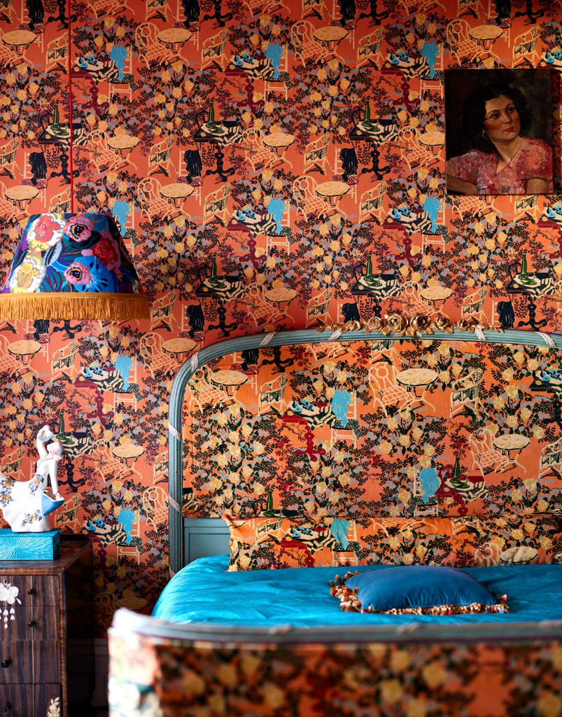 La Brasseria Salmon Wallpaper | Mind The Gap