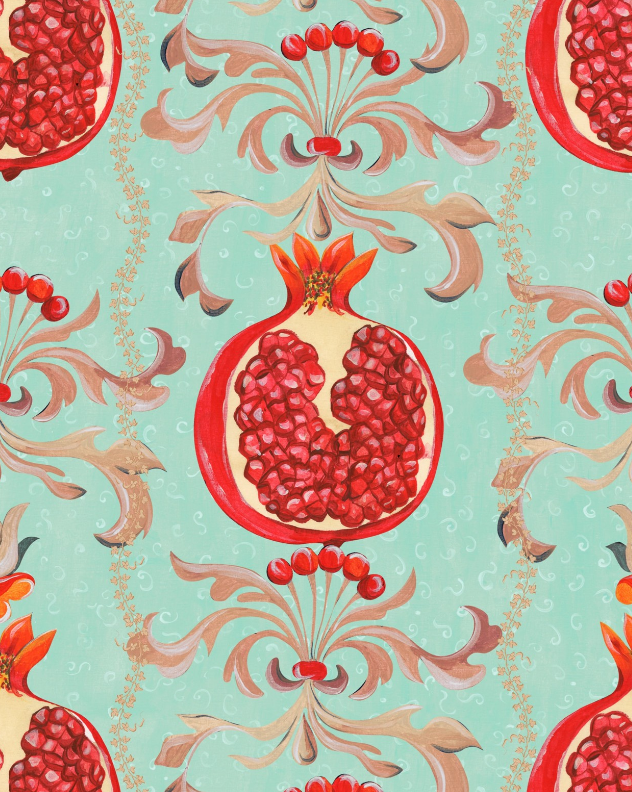 Melagranata Azure Blue Wallpaper | Mind The Gap