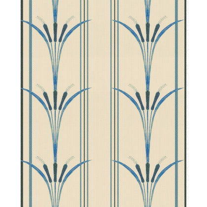 Danube Stripe Blue Wallcovering