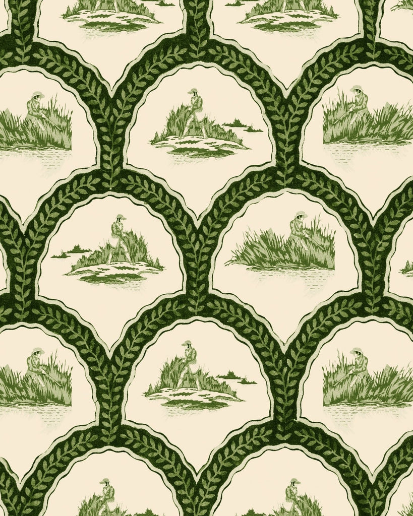 The Hunter Wallpaper Artichoke Green | Mind The Gap