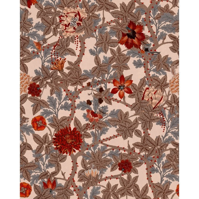 Flowering Red Wallpaper | Mind The Gap