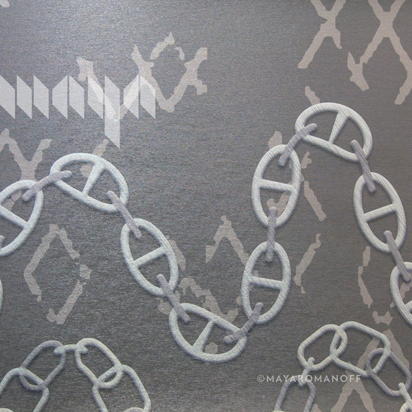 Levante Agata - Silver Chain | Maya Romanoff