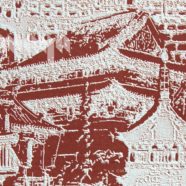 Serigraph Dynasty - Chiseled Cherry | Maya Romanoff