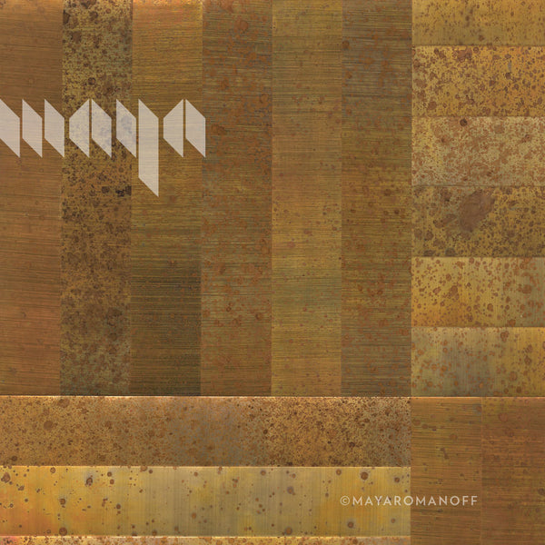 True Metals Basketweave - Speckled Copper | Maya Romanoff