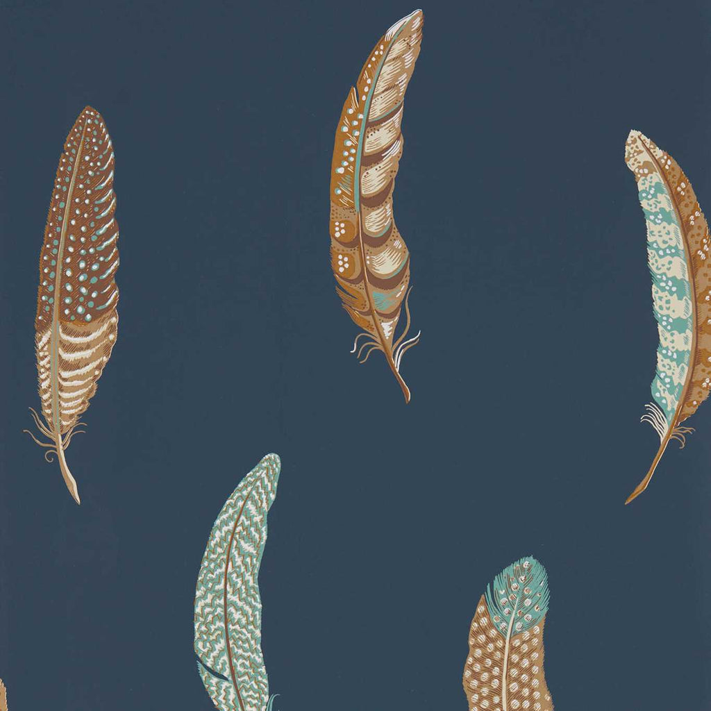 Lismore (Wallcovering) Indigo | Sanderson