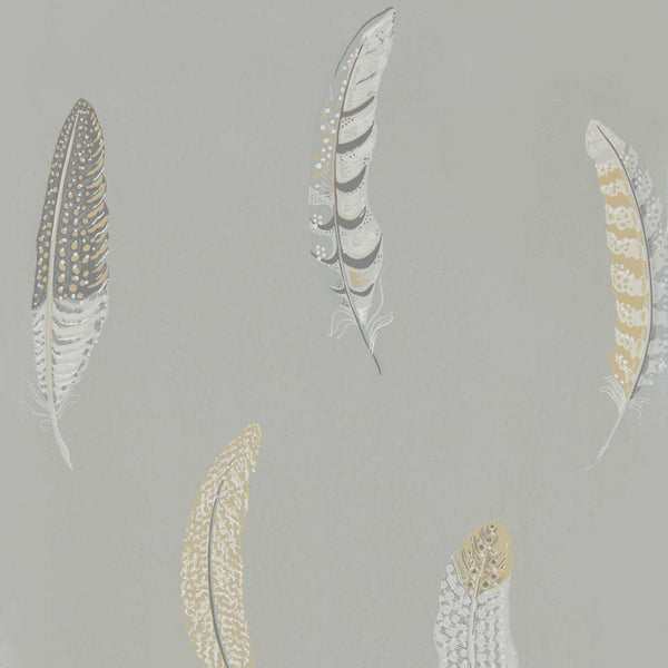 Lismore (Wallcovering) Silver Grey | Sanderson