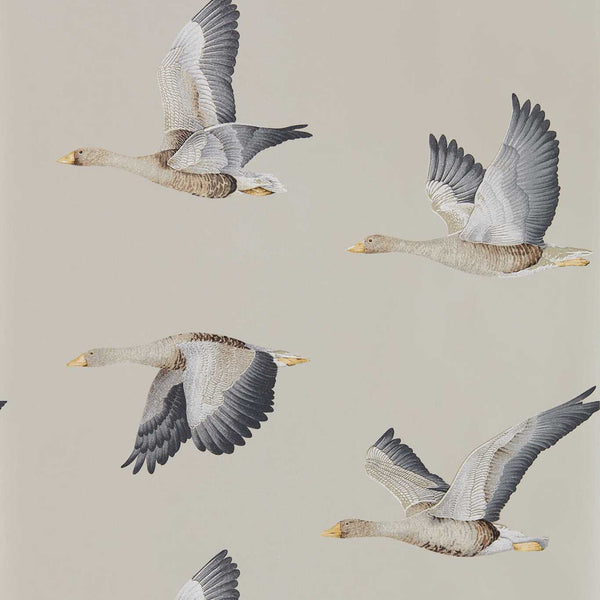 Elysian Geese (Wallcovering) Gilver | Sanderson