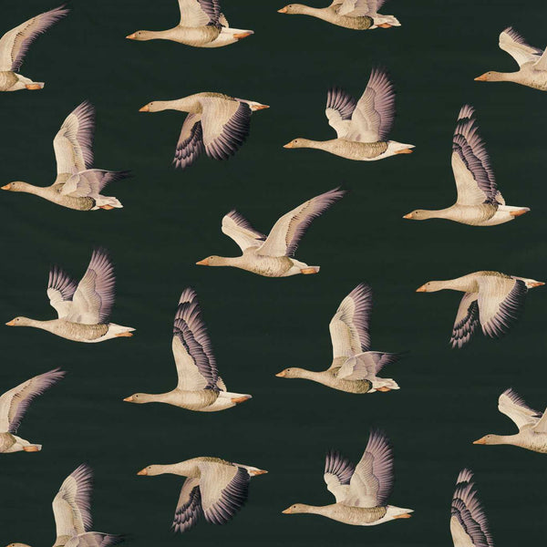 Elysian Geese Velvet Forest/Fig | Sanderson