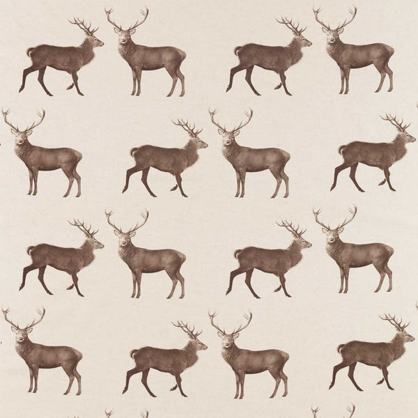 Evesham Deer Linen/Chalk | Sanderson