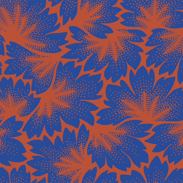 Dahlia Dazzling Ginger | Maison Martin Morel Wallcovering