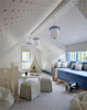 Serendipity Wallpaper Blue Silver